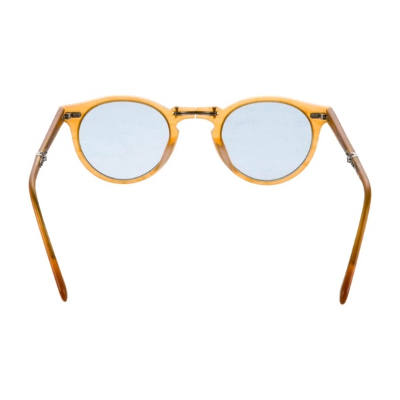 Oliver peoples Gregory peck 47 folding sunglasses $524 msrp - Picture 2 of 9